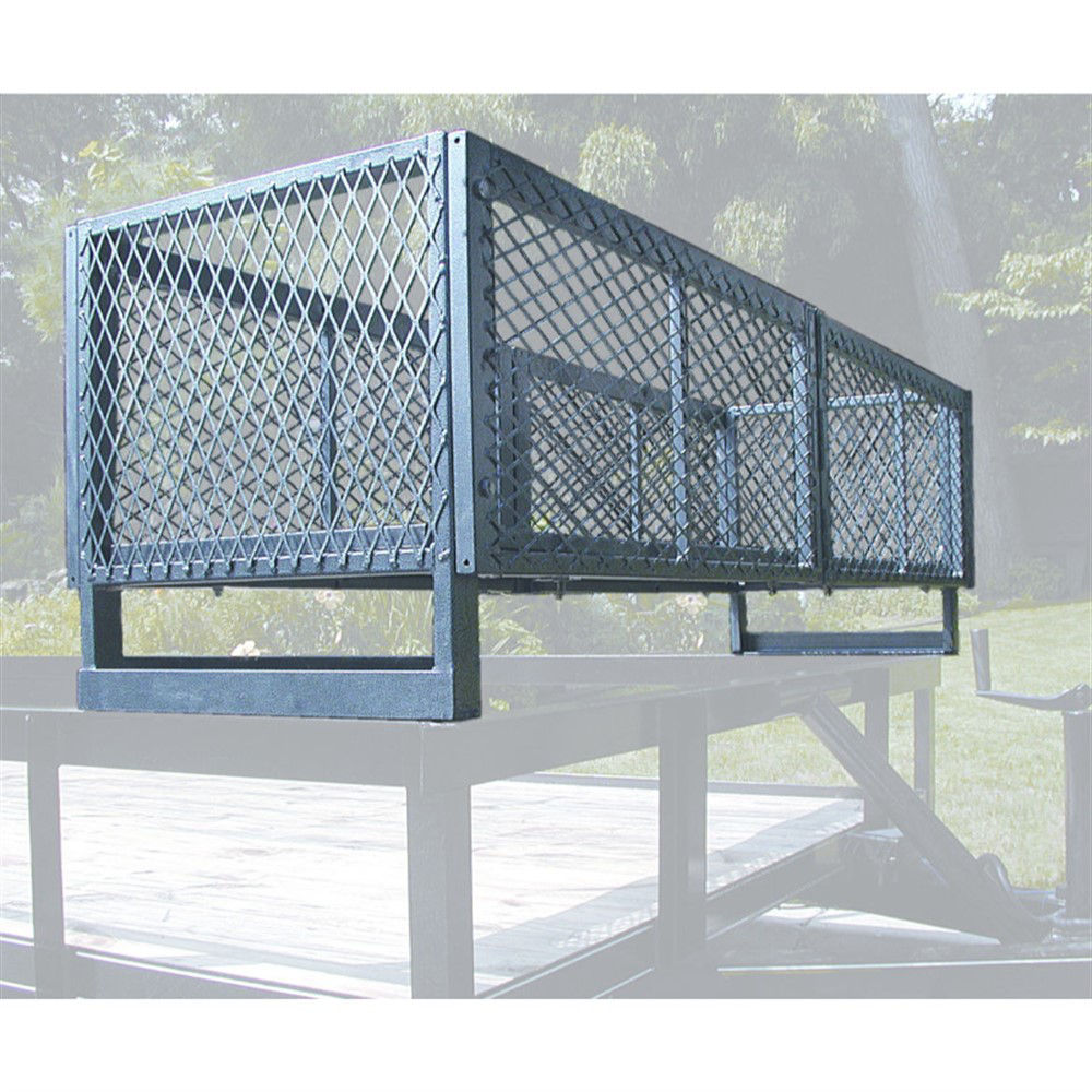 Rack'Em Basket Kit, With Adjustment Kit To Make Taller/Smaller, For Open Landscape Trailer