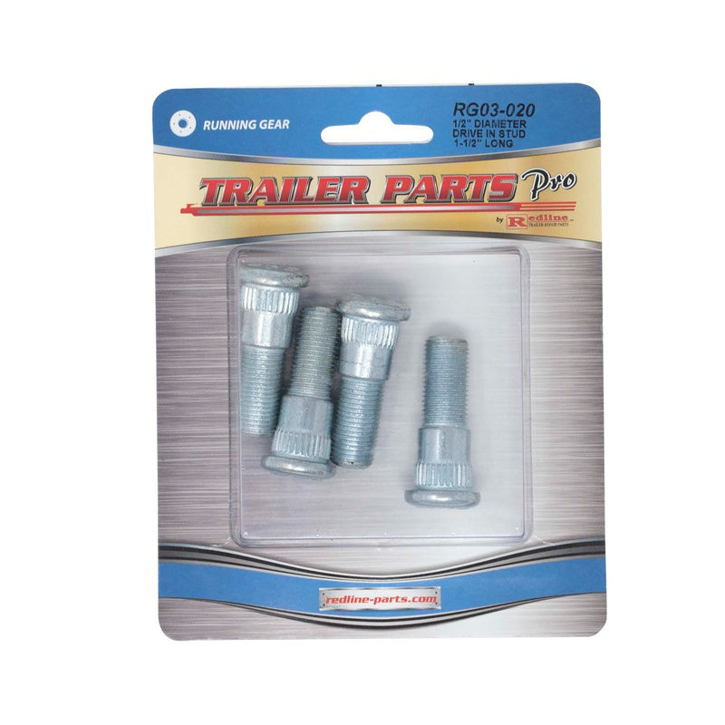 Trailer Parts Drive-In Stud, 1/2