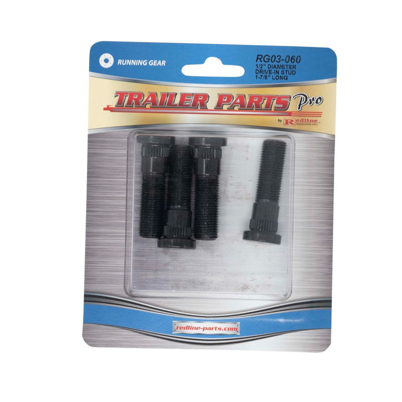 Trailer Parts Drive-In Stud, 1/2