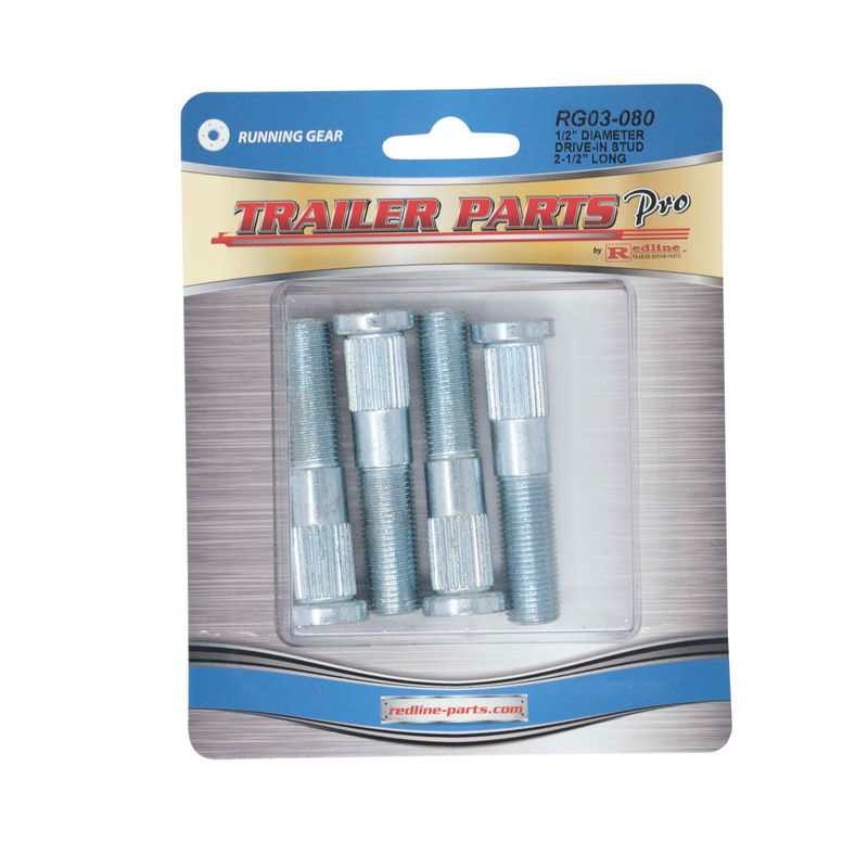 Trailer Parts Drive-In Stud, 1/2