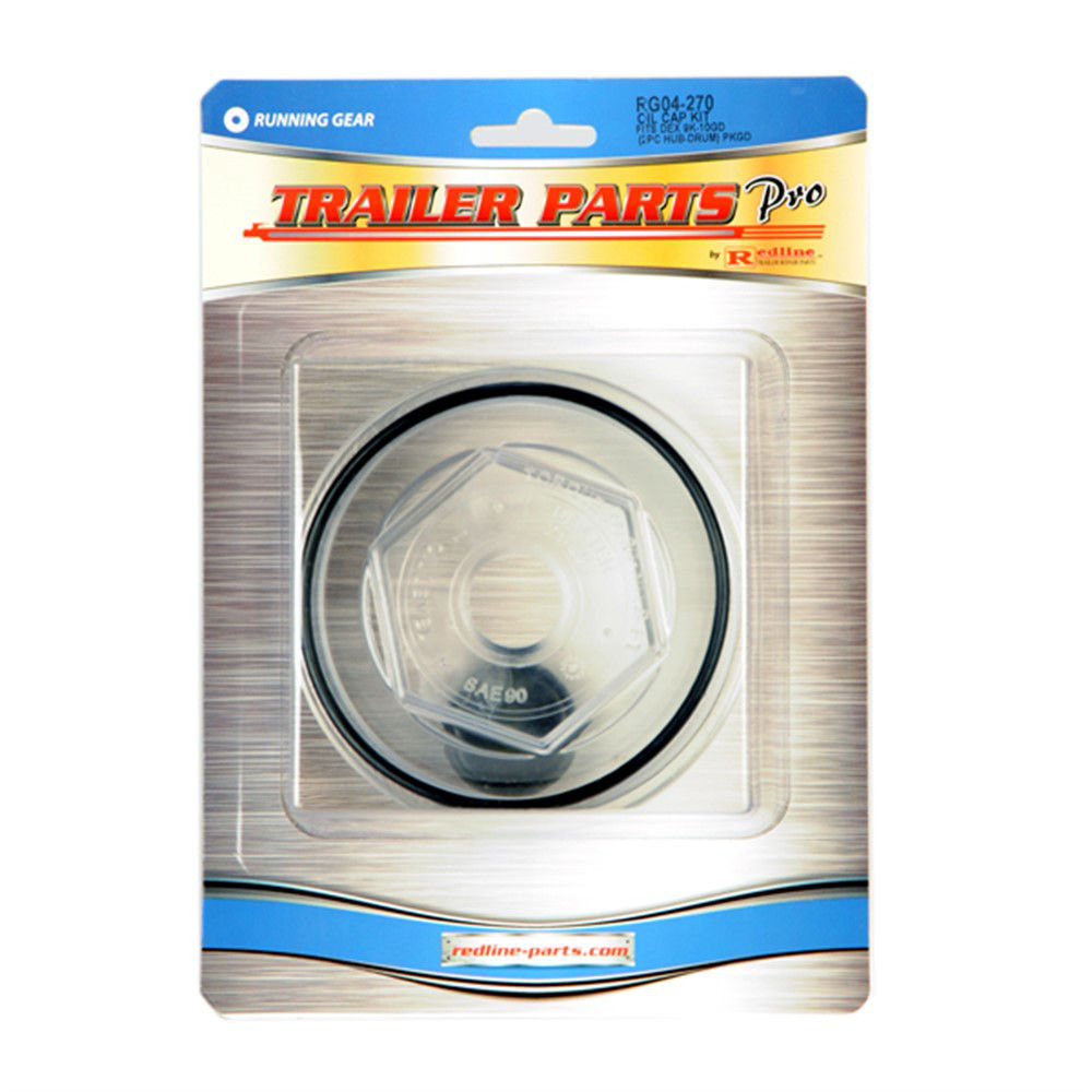 Oil Cap Replacement Kit, For 9K, 10KGD Axles Before July 2009, 2-Piece Hub-Drum