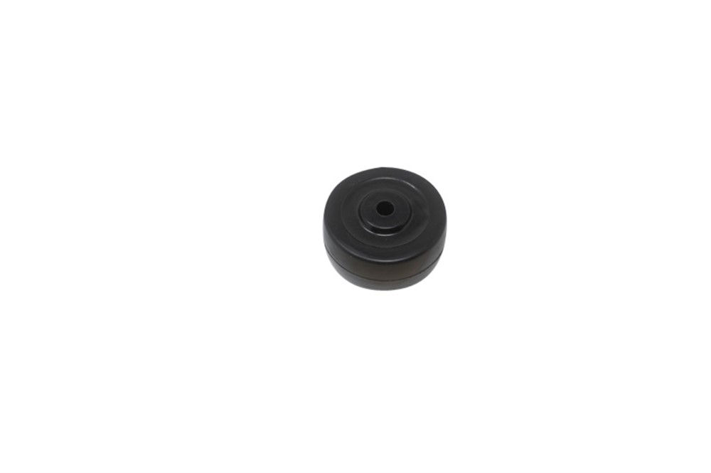 Rubber Roller Wheel, No Pin, 1/4