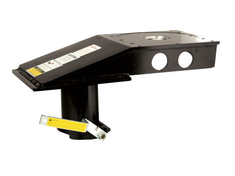 POP-UP RV-ADAPTER KINGPIN TO GOOSENECK FOR FLAT DECK TRUCKS WITH RECESSED BALL