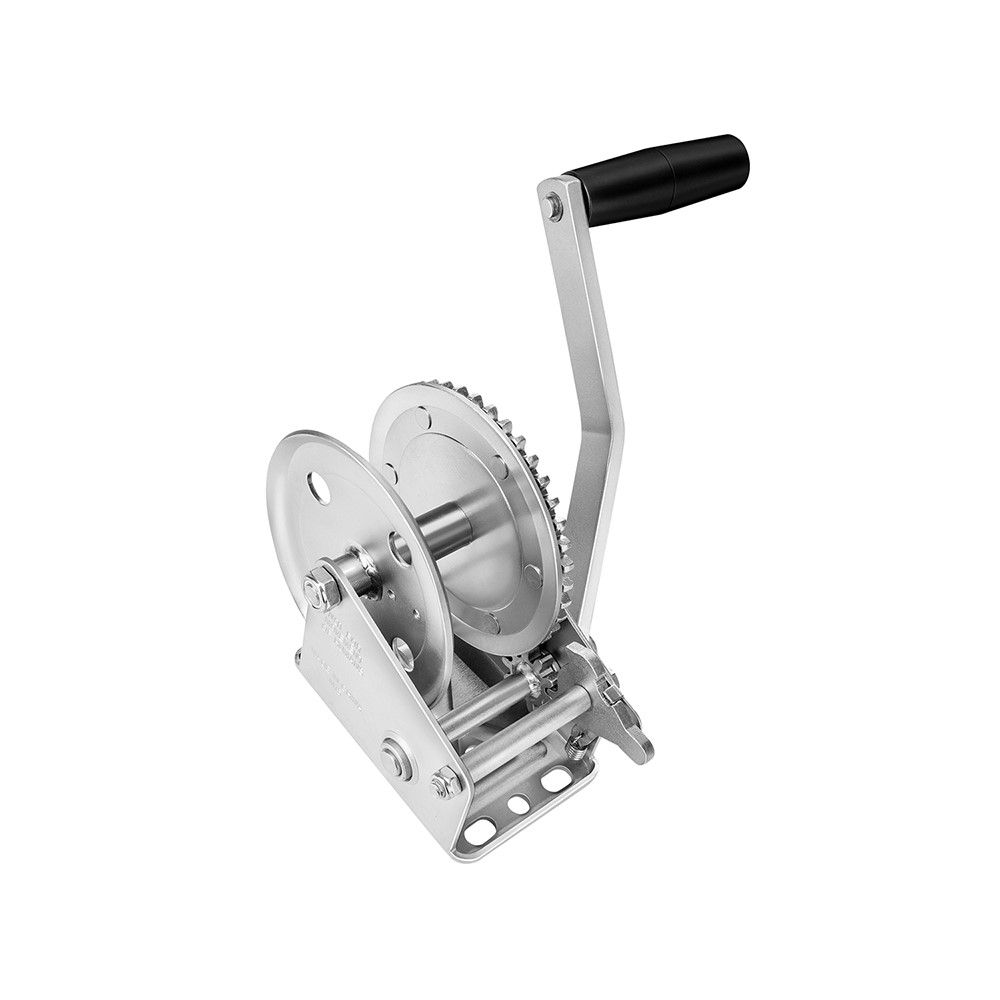 Fulton Single Speed T-Winch, 1,500 Lbs Capacity, 4.1:1 Gear Ratio, 2-Way, No Hand Brake