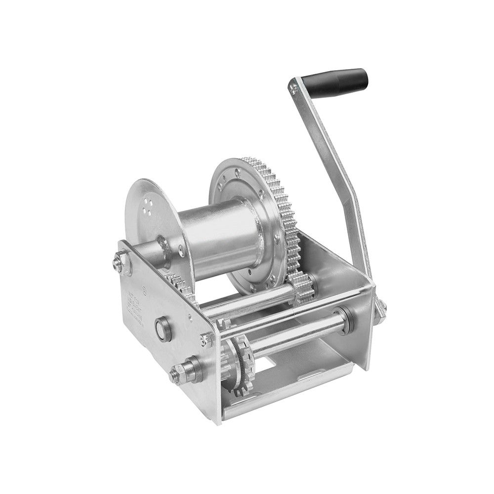 Fulton Friction Brake T-Winch, 2,500 Lbs Capacity, 15.8:1 Gear Ratio, 2-Way, Automatic Hand Brake