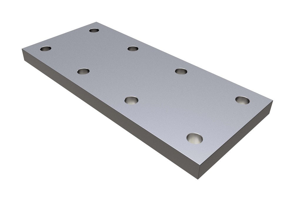 TRAILER NOSE PLATE 1X7X16 FOR R51A, 1385 TOW RINGS