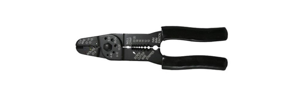 Electrical Terminal Pliers Heavy Duty 8 - 22 Gauge Cutter / Stripper / Crimper