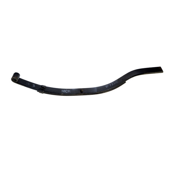 Slipper 1 3/4"Wide x 30 1/4"Long - 9/16" Spring Eye Diameter - 2-Leaf 1,000 LBS. Capacity Each Spring Assembly- Front Divisional Length: 13 1/2" Slipper Eye to Slipper Hanger Line Point Length: 27 3/8"