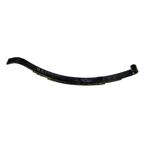 Slipper 1 3/4"Wide x 24 1/4"Long - 9/16" Spring Eye Diameter - 3-Leaf 750 LBS. Capacity Each Spring Assembly- Front Divisional Length: 11" Slipper Eye to Slipper Hanger Line Point Length: 22 5/8"