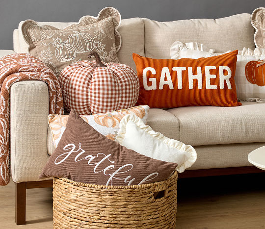 9/30 - 10/4: 50% off Halloween decor & housewares and 40-50% off harvest decor, florals, candles, pillows, throws & housewares.