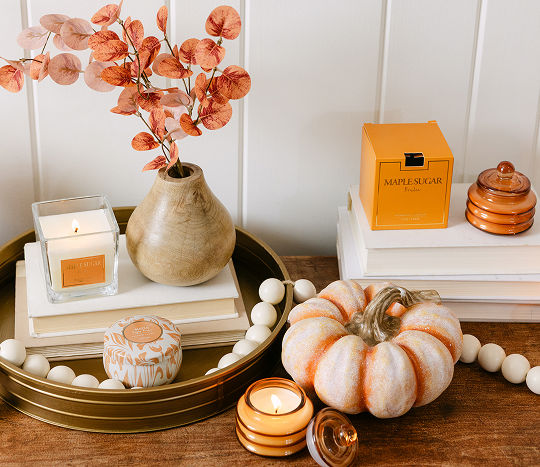 9/30 - 10/4: 50% off Halloween decor & housewares and 40-50% off harvest decor, florals, candles, pillows, throws & housewares.