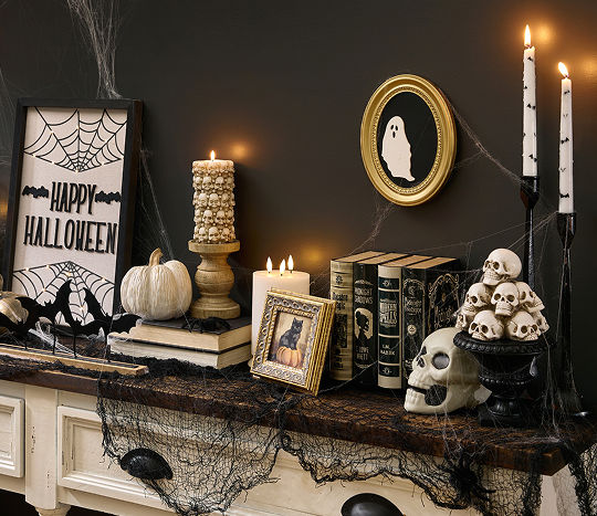 9/30 - 10/4: 50% off Halloween decor & housewares and 40-50% off harvest decor, florals, candles, pillows, throws & housewares.