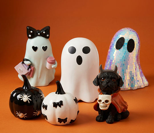 9/30 - 10/4: 50% off Halloween decor & housewares and 40-50% off harvest decor, florals, candles, pillows, throws & housewares.