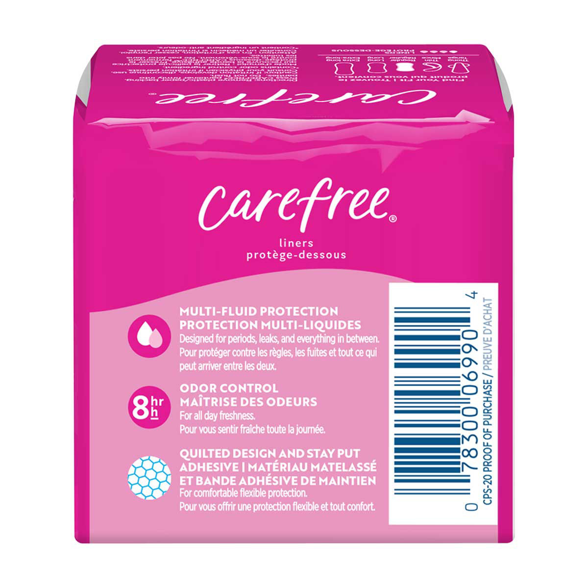 Carefree Body Shape Liners - 20 Ct