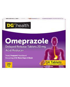 Dg Health Omeprazole Acid Reducer 14 Ct