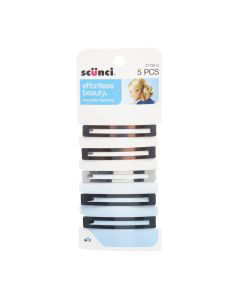 Scunci-Effortless-Beauty-Barrettes,-5-Count