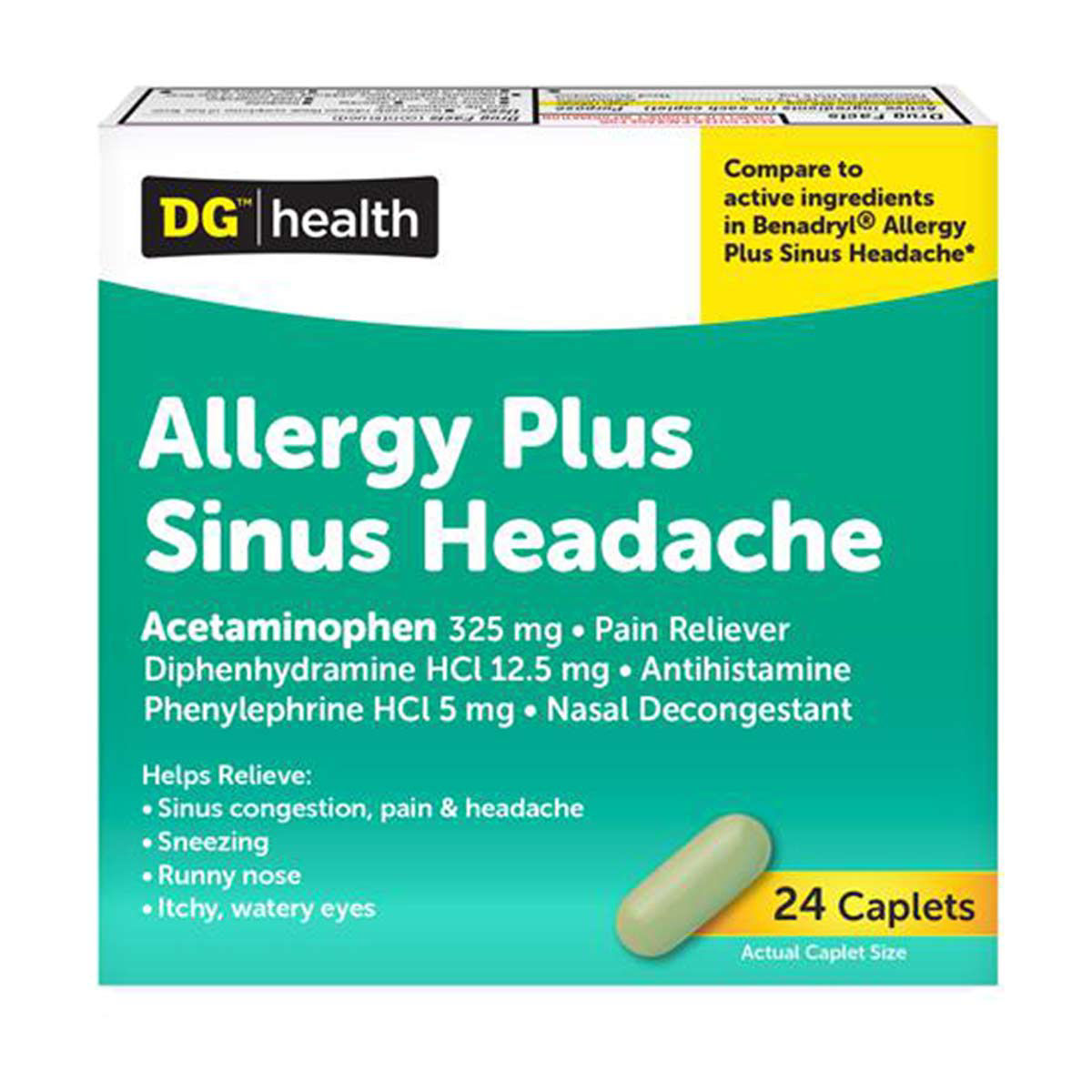 DG-Health-Complete-Allergy/Sinus-Headache-Relief-Caplets,-24-ct