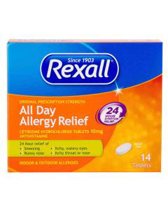 Rexall 24 hour Allergy Relief- 14 ct