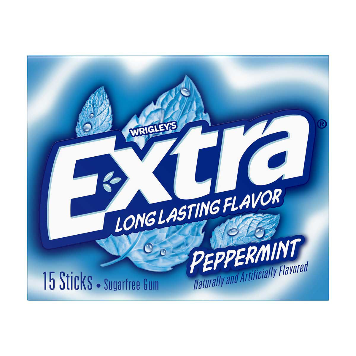 Extra-Peppermint-Sugar-Free-Chewing-Gum,-15-pc