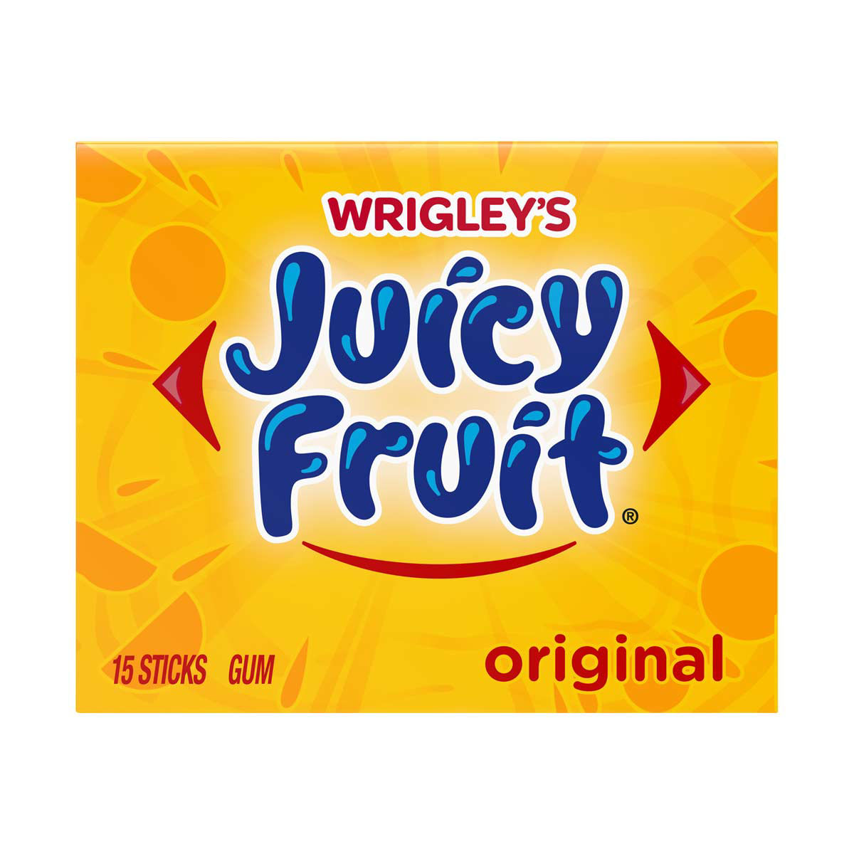 Juicy-Fruit-Original-Chewing-Gum,-15-pc