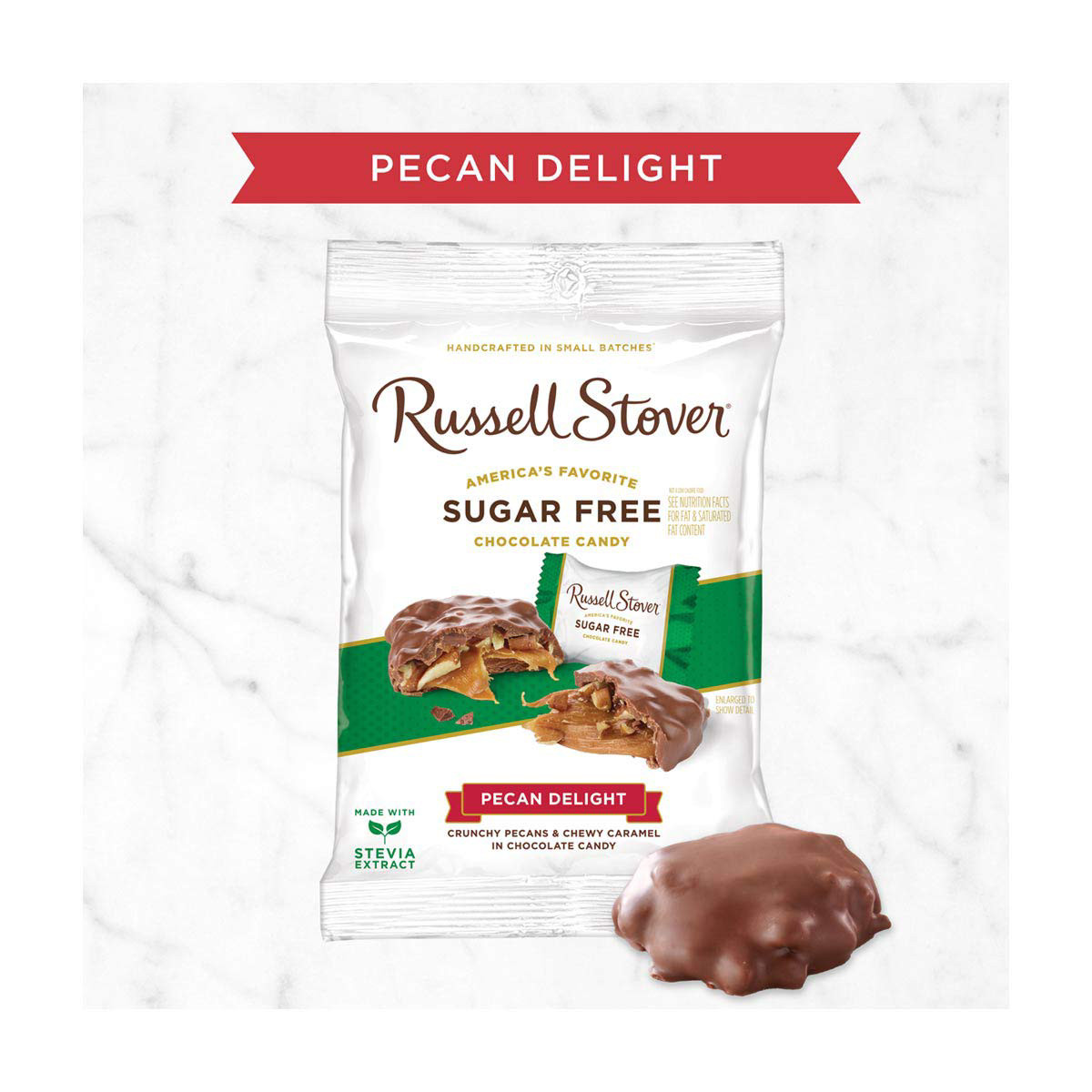 RUSSELL STOVER Sugar Free Pecan Delight Chocolate Candy, 20.20 oz ...