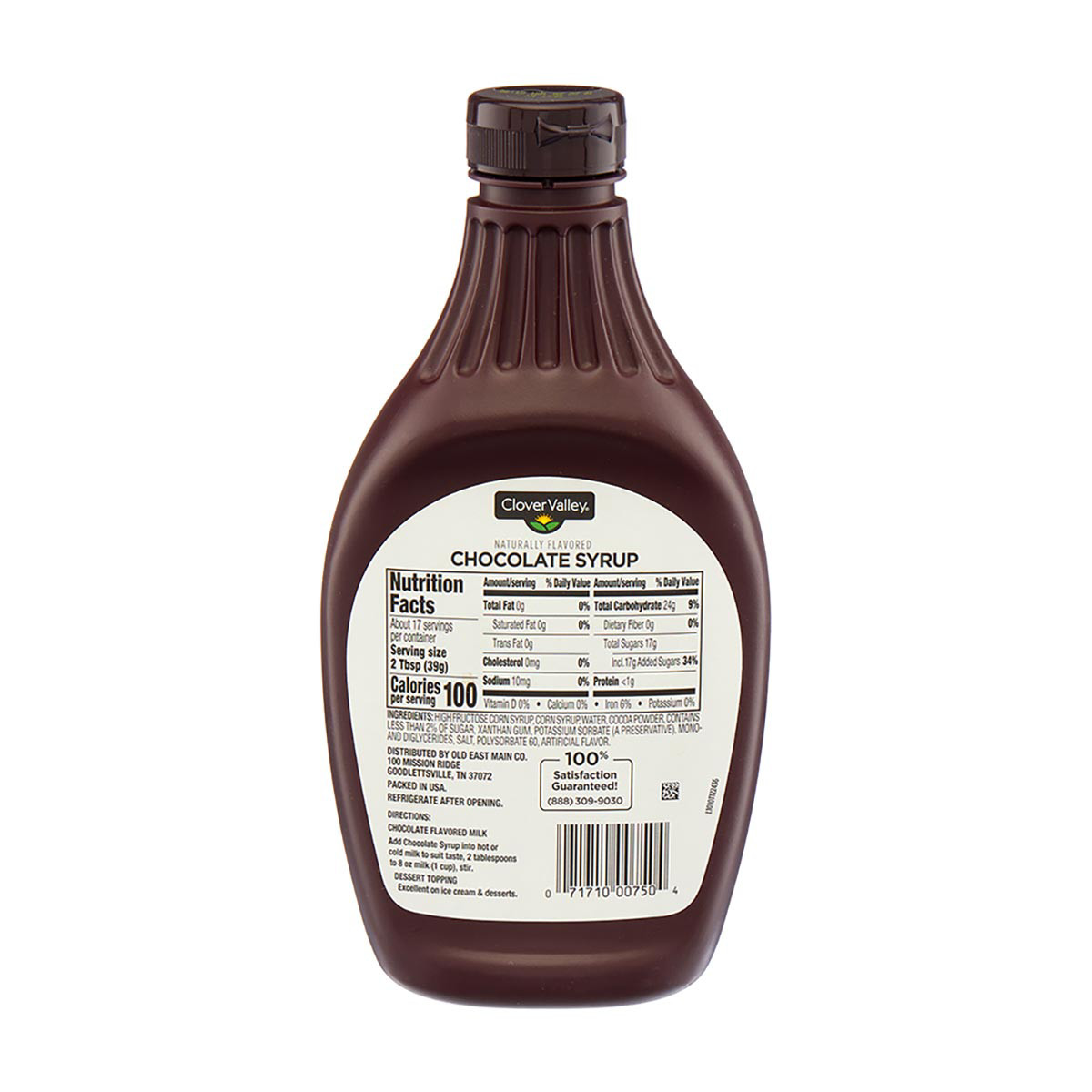 Clover Valley Chocolate Syrup, 20 oz