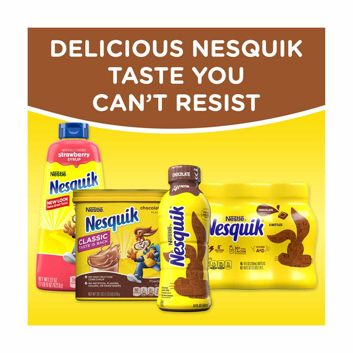 Nesquik Chocolate Syrup, 20 oz