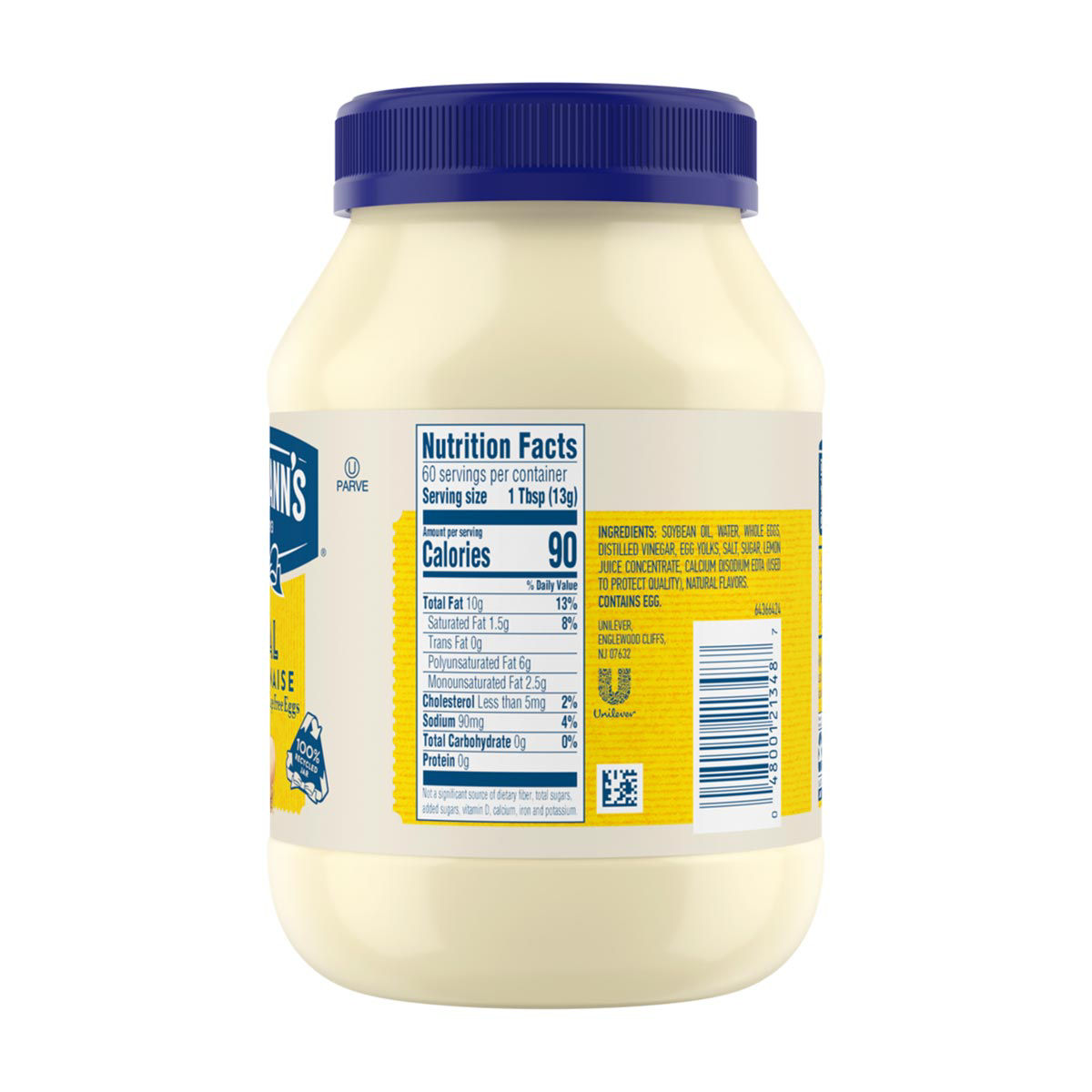 Hellmann's Real Mayonnaise Real Mayo, 30 Oz