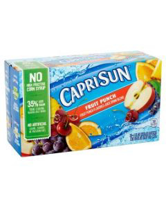 Capri Sun Fruit Punch Juice Drink Blend, 6 Fl Oz - 10 Ct