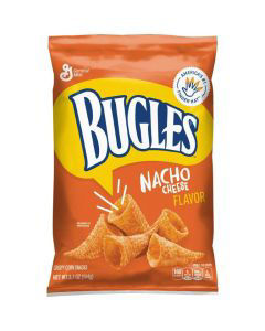 Bugles Crispy Corn Snacks, Nacho Cheese, 3.7 oz