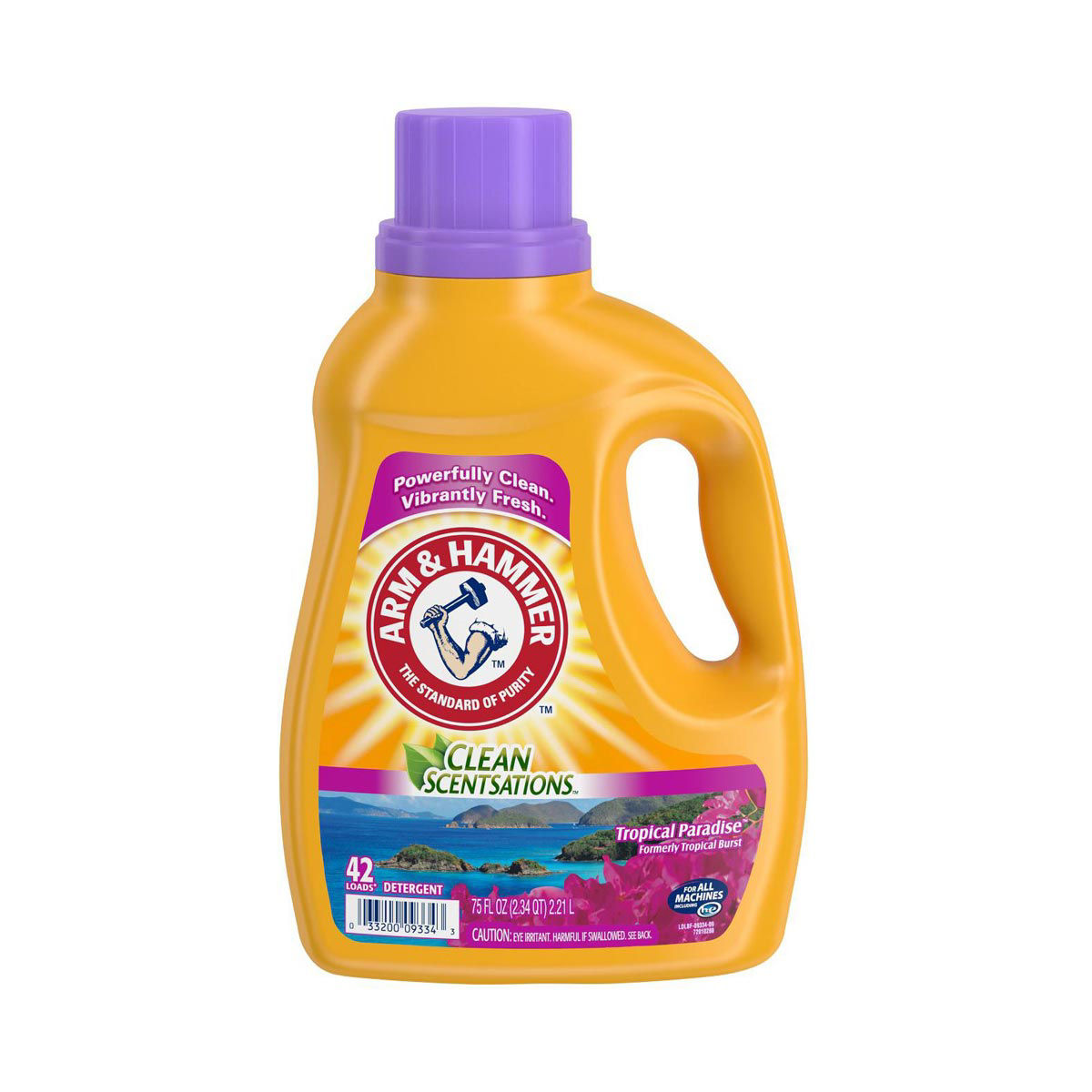 Arm-&-Hammer-Clean-Scentsations-Liquid-Laundry-Detergernt,-Tropical-Paradise---50-Loads