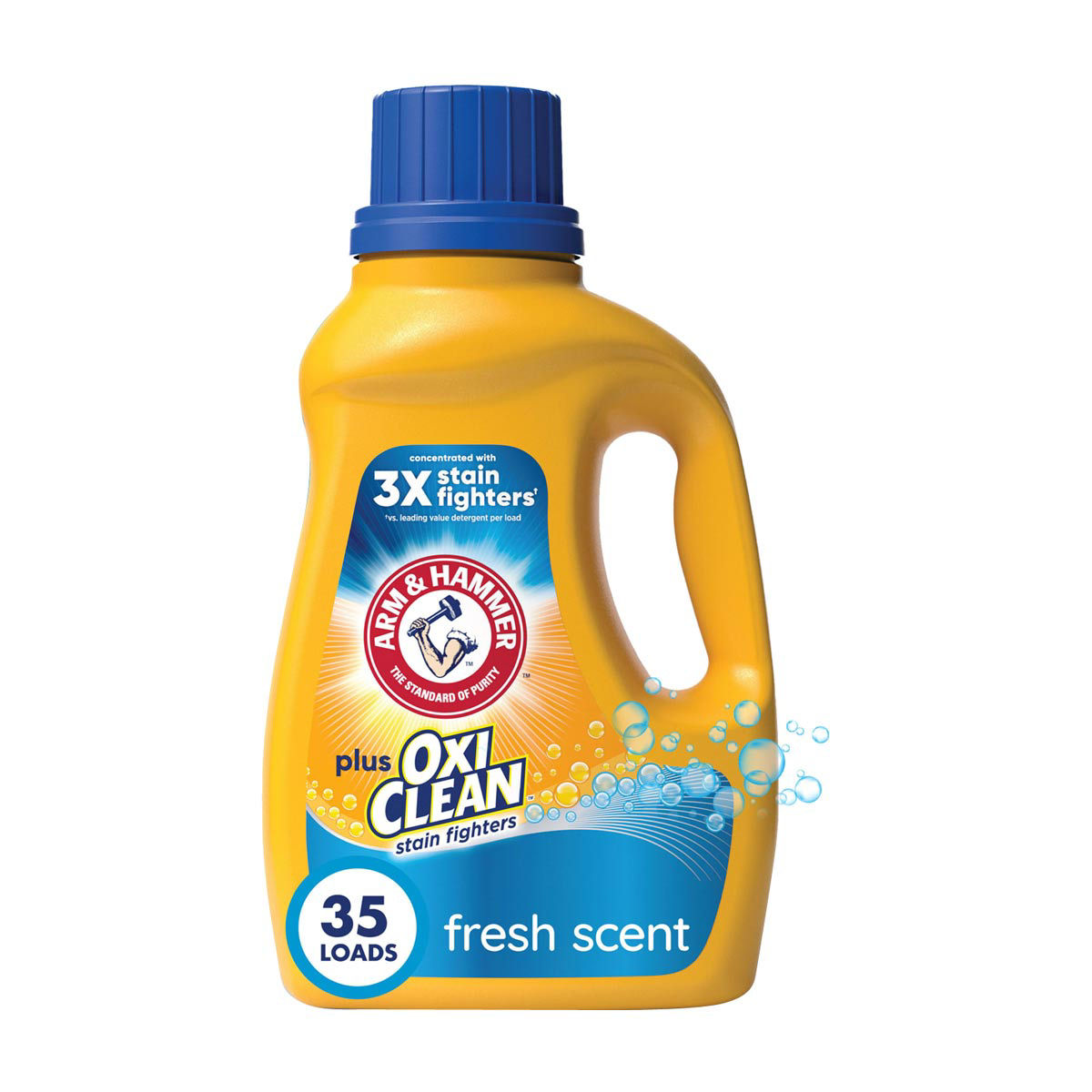 Arm-&-Hammer-Plus-OxiClean-Fresh-Scent-Liquid-Laundry-Detergent---35-Loads,-45.5-fl-oz