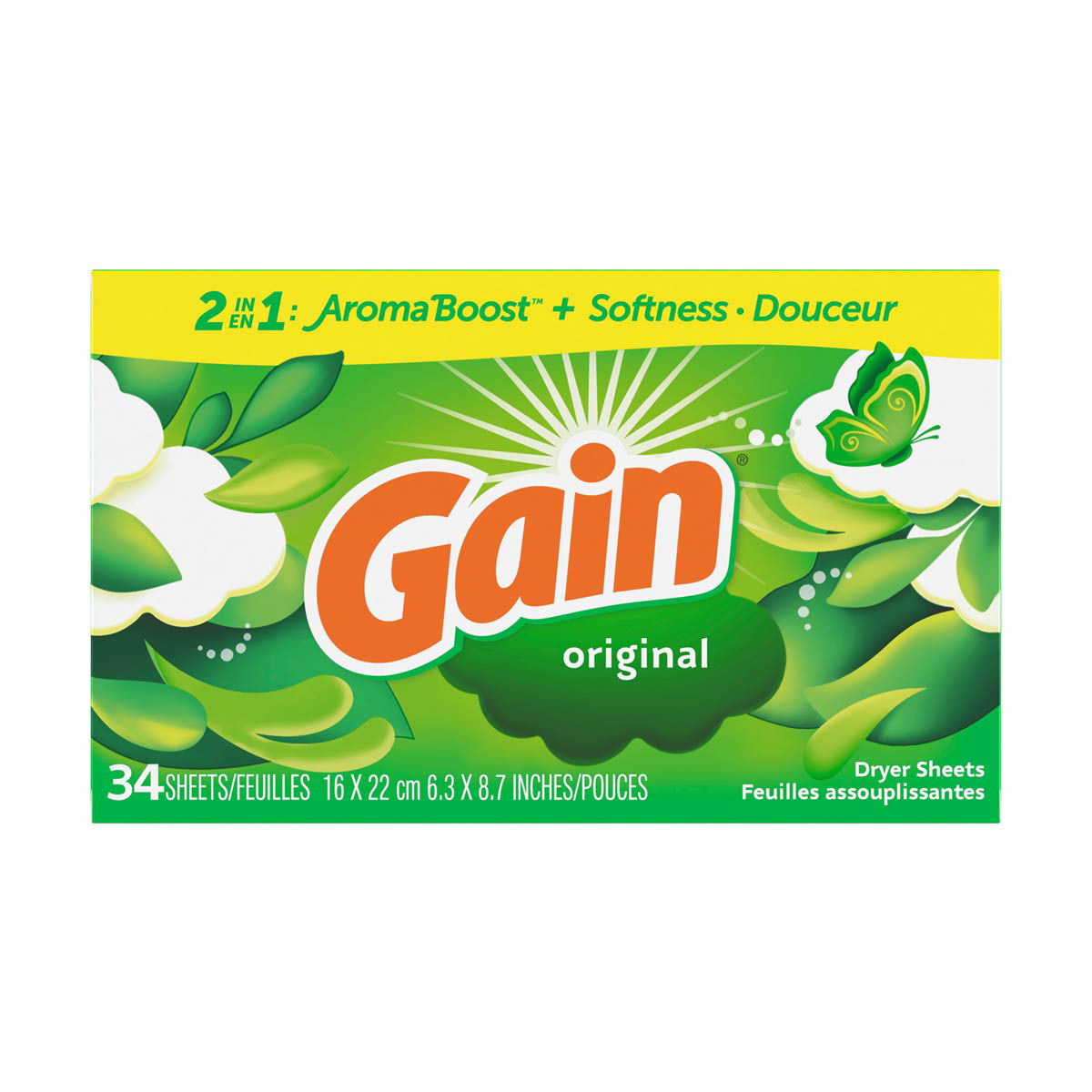 Gain Dryer Sheets Original, 34 Ct Dollar General Inventory Checker