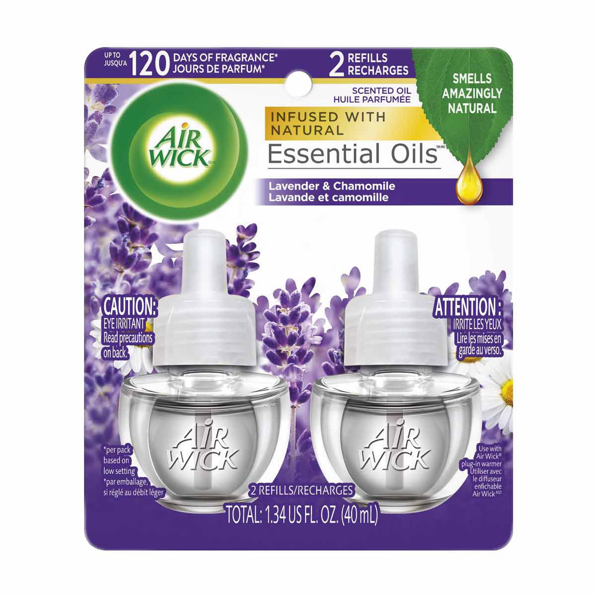 Air-Wick-Scented-Oil-Air-Freshener---Lavender-and-Chamomile,-2-ct