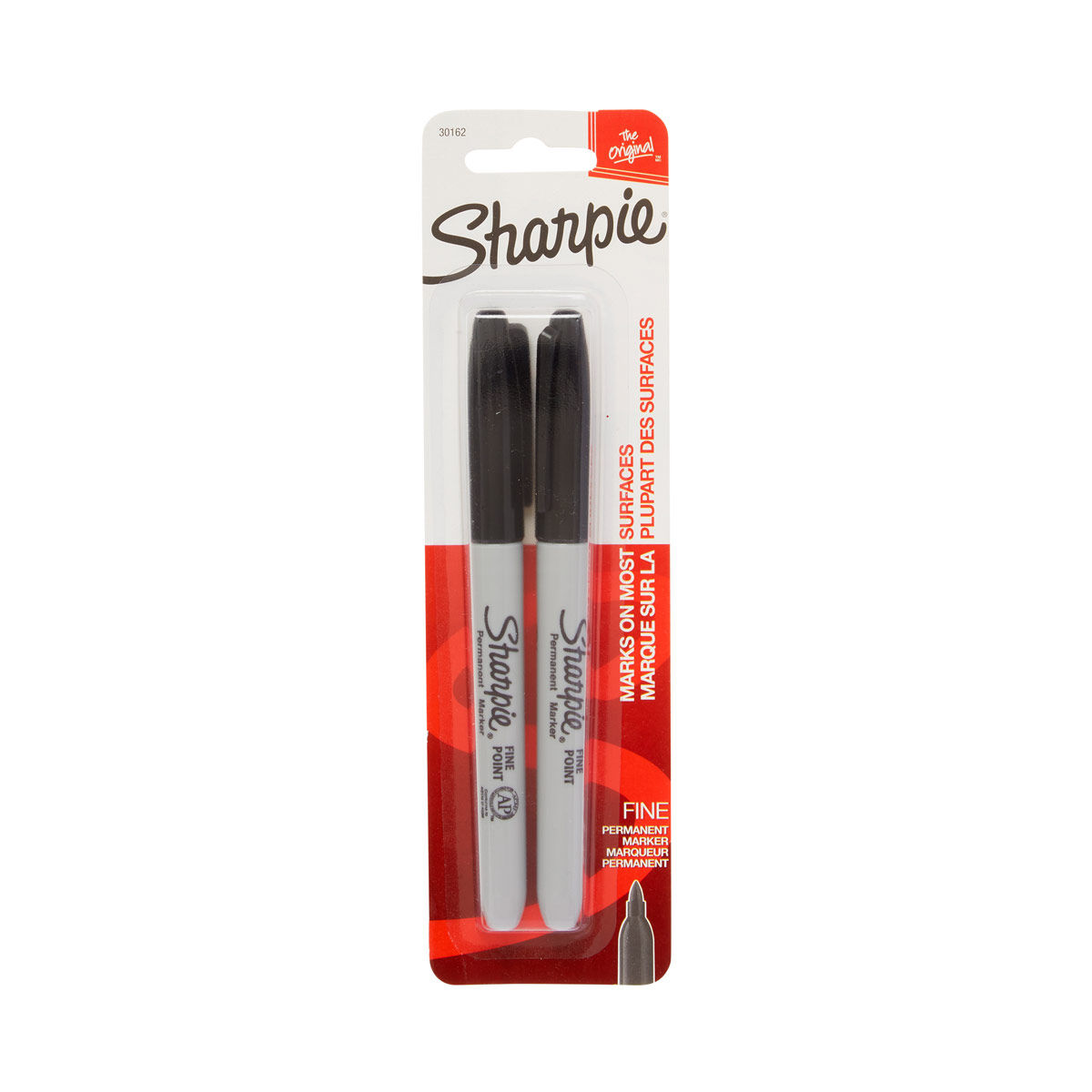 Sharpie-Fine-Point-Permanent-Black-Markers,-Pack-of-2