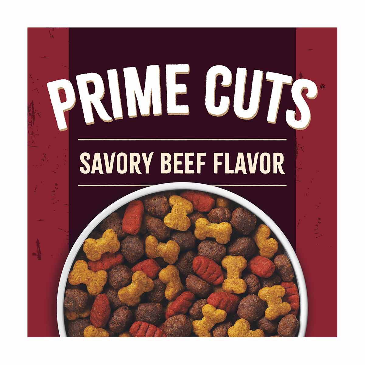 Purina Alpo Prime Cuts Savory Beef Flavor Adult Dry Dog Food 14 lb