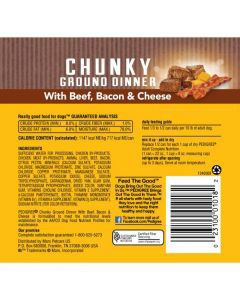 Pedigree chunky clearance ground dinner