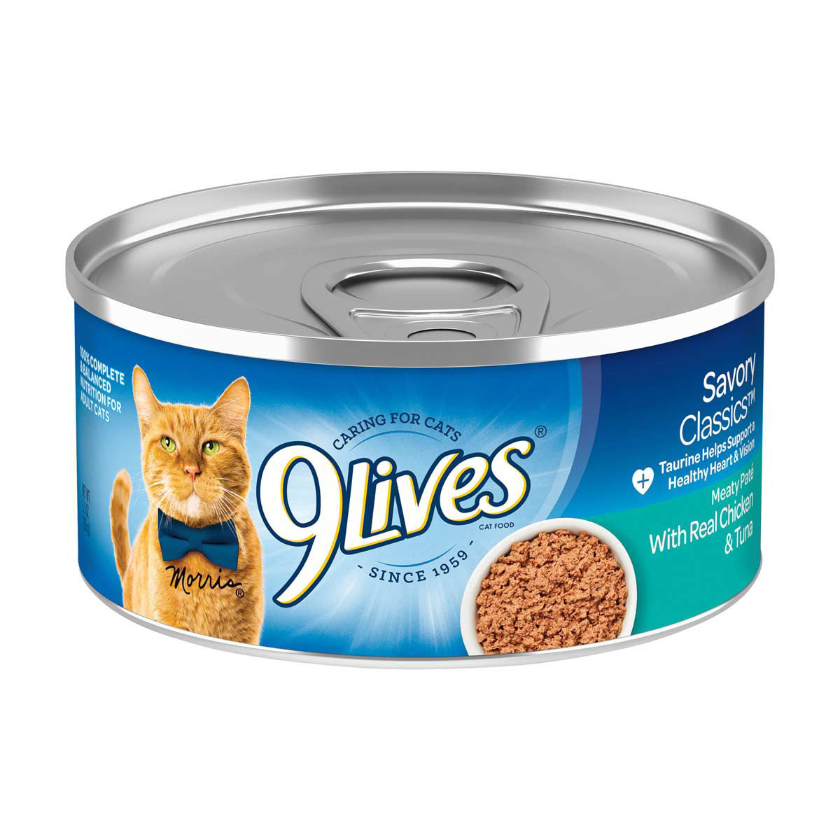 9Lives-Meaty-Paté-With-Real-Chicken-&-Tuna-Wet-Cat-Food,-5.5-oz