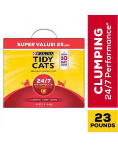 Tidy Cats 24 7 Performance Multi Cat Clumping Litter 23 lbs