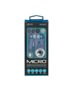 Sentry Micro Stereo In Ear Buds with Mic Assorted