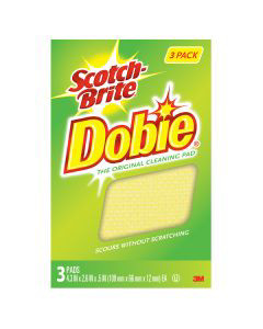 Scotch-Brite Dobie Original All-Purpose Cleaning Pads, 3 ct