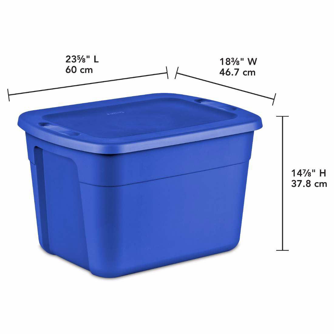 Sterilite 18 gallon online tote lid