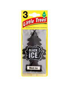 Little Tree Air Freshener, Black Ice - 3 pk