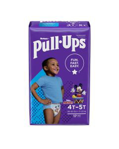  Huggies Pull-Ups Training Pants with Learning Designs, Boys, 4T- 5T, 44 Count : Baby