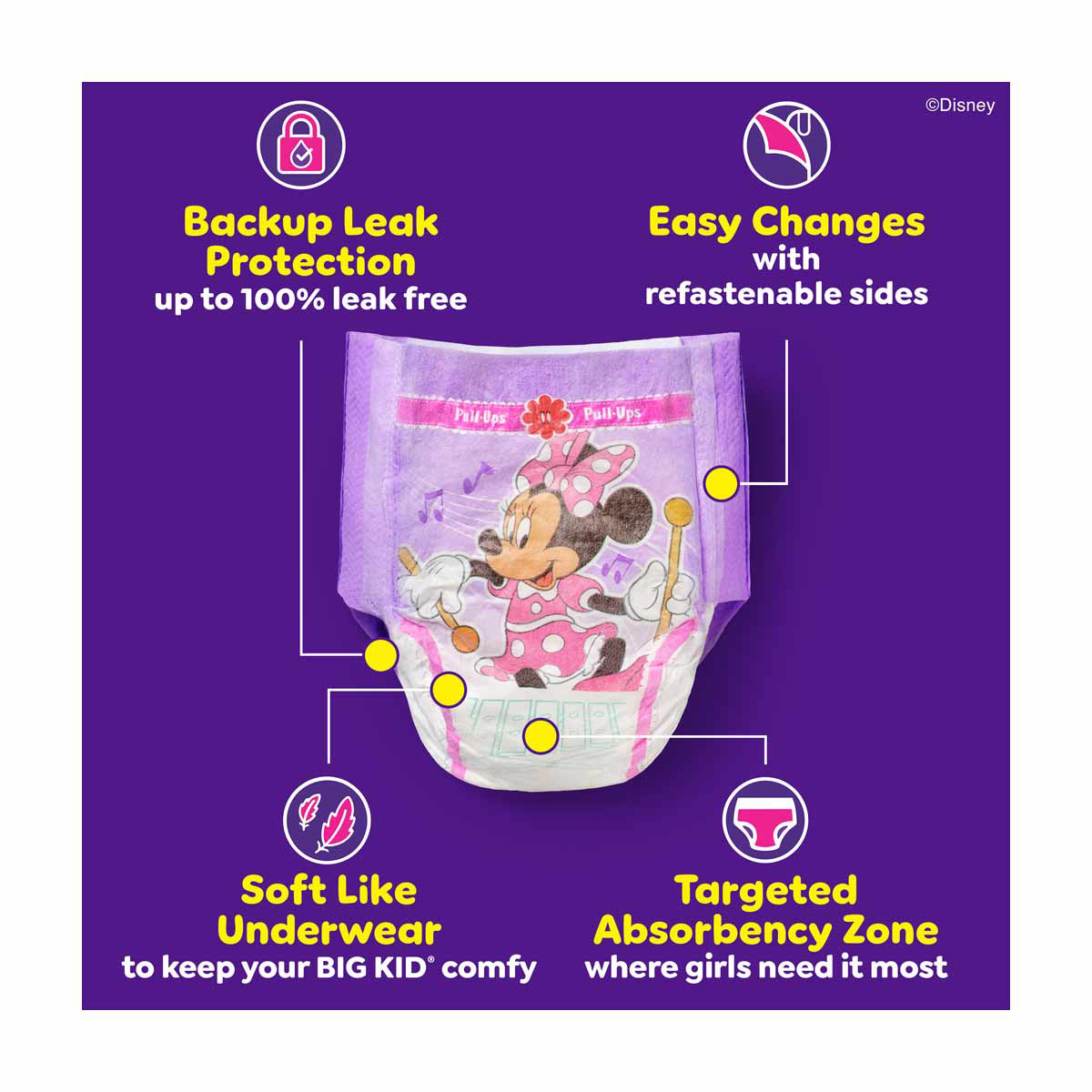 Pull-Ups Learning Designs Girls' Potty Training Pants, 4T-5T (38-50 lbs),  38 ct - Food 4 Less