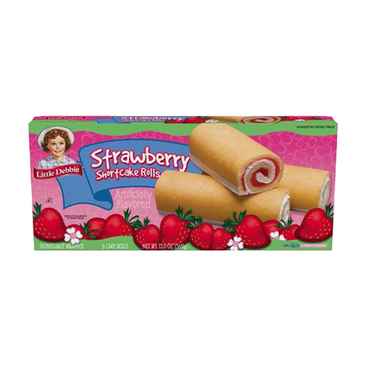 Little-Debbie-Strawberry-Shortcake-Rolls,-13-oz,-6-Ct