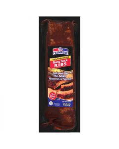 Plumrose W Smokey Barbecue Sauce Ribs Baby Back 16 Oz Package