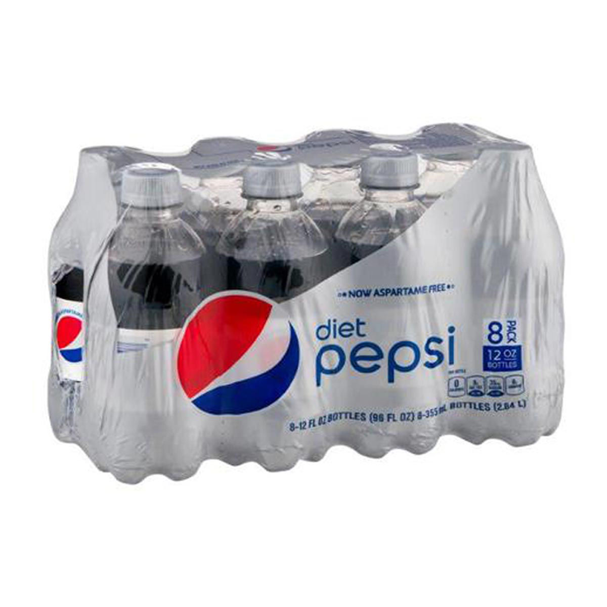 Diet Pepsi Bottle, 12 fl oz - 8 pk