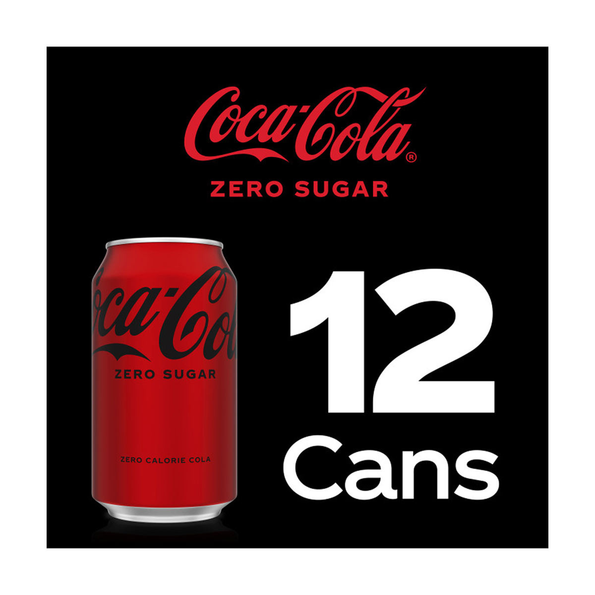 Coca-Cola Zero Sugar Fridge Pack, 12 Fl Oz - 12 Ct