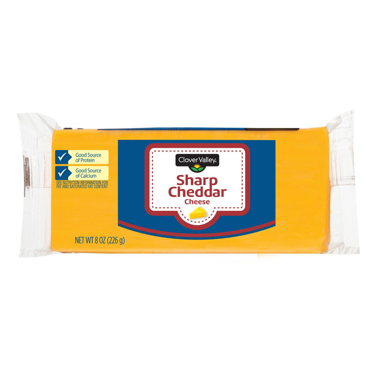 Clover-Valley-Sharp-Cheddar-Cheese,-8-Oz
